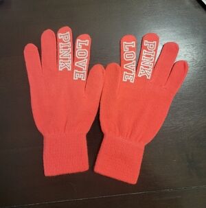 VS PINK GLOVES